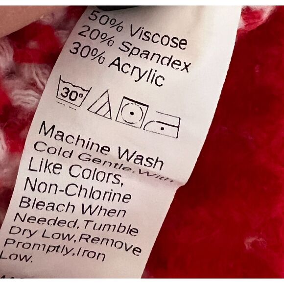 Vintage inspired Zaful cropped red and white sweater. Size XL. - Picture 8 of 8